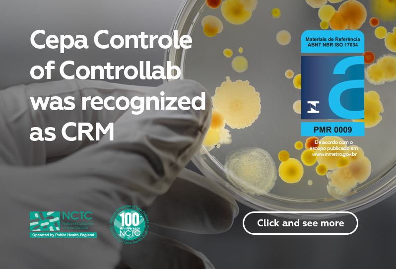 Cepa Controle of Controllab was recognized as Certified Reference Material