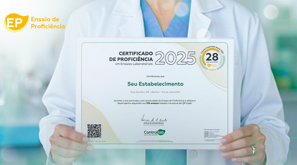 Certificado de Proficiência 2025 evidencia a confiança nos resultados