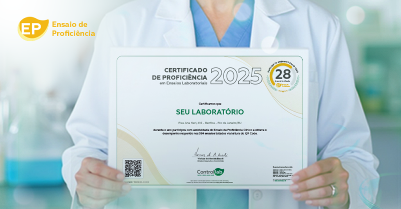 Certificado de Proficiência 2025 evidencia a confiança nos resultados