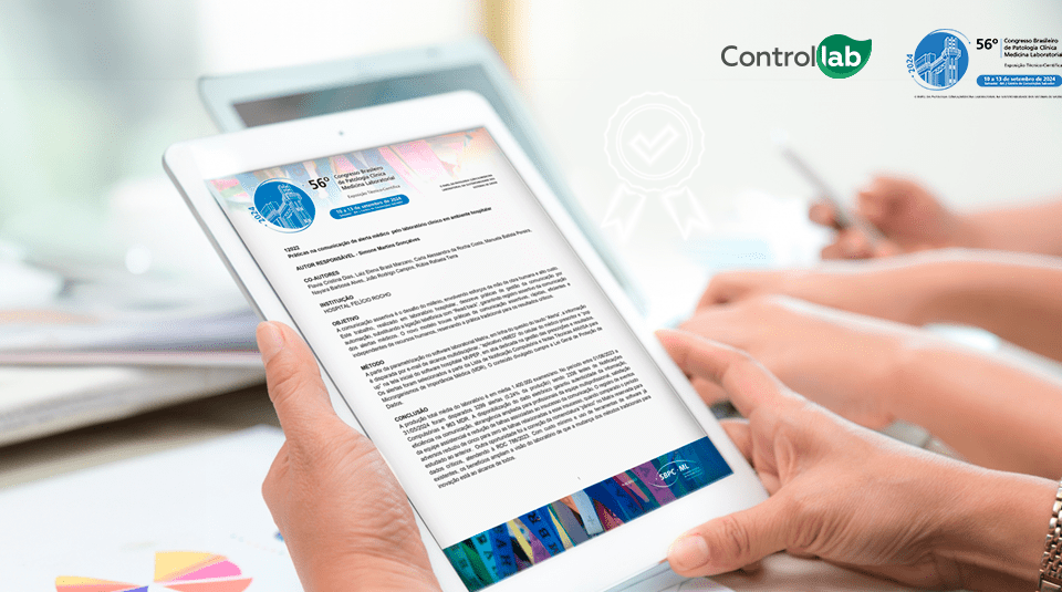 Estudo que conquistou o Prêmio Dr. Márcio Mendes Biasoli, da Controllab, aprimora segurança do paciente