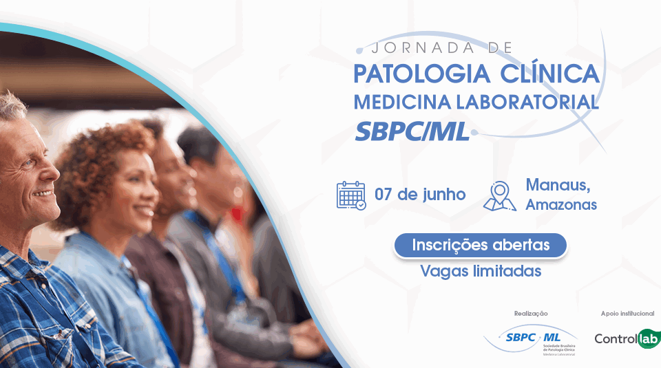 Controllab estará presente na Jornada de Patologia Clínica/Medicina Laboratorial em Manaus/AM