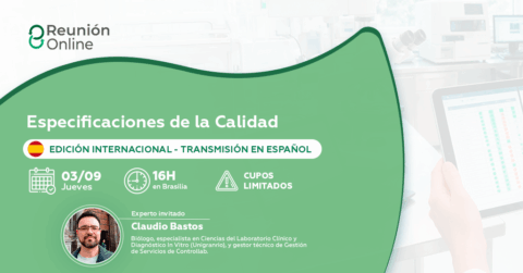Reunión Online Internacional y gratuita sobre Especificaciones de la Calidad en la práctica del laboratorio