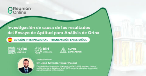 Ensayo de Aptitud en Análisis de Orina es el tema de la Reunión Online en español