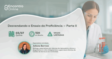 Controllab realiza Encontro Online sobre Ensaio de Proficiência — participe!